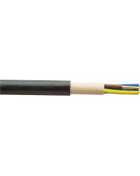 Erdkabel 0,6/1KV NYY-J, 5 x 6,0 RE, sw, Rolle a 50m