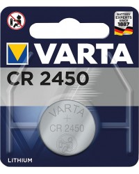 Varta Lithium Knopfzelle CR2450, 3,0 Volt 1er Blister